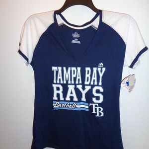 NWT Women's Tampa Bay Rays Top Size Large